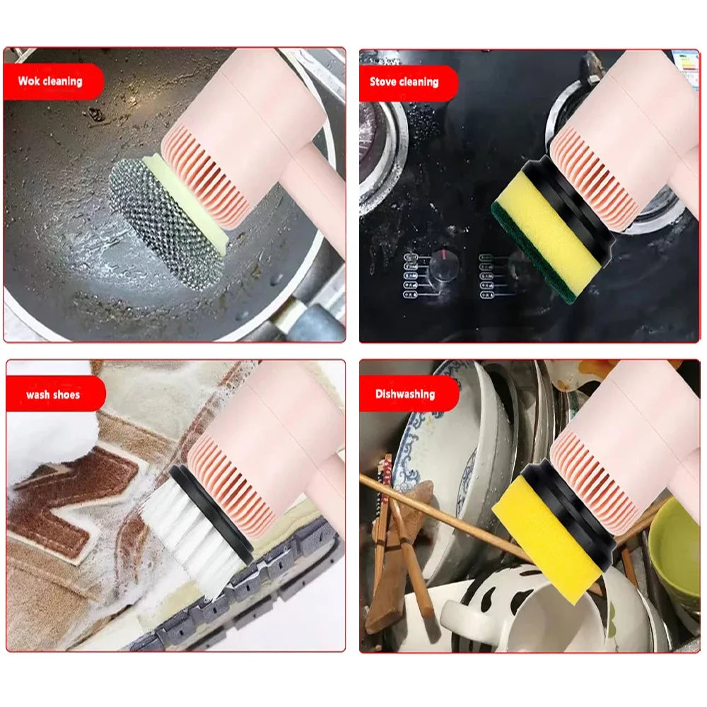 SparkScrub Power Rotating Kitchen Brush